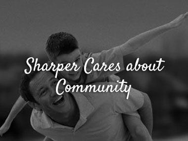 Sharper Cares About Community